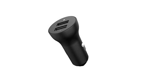 Auto Drive Dual Usb Car Charger Compatible With Smartphones Tablets