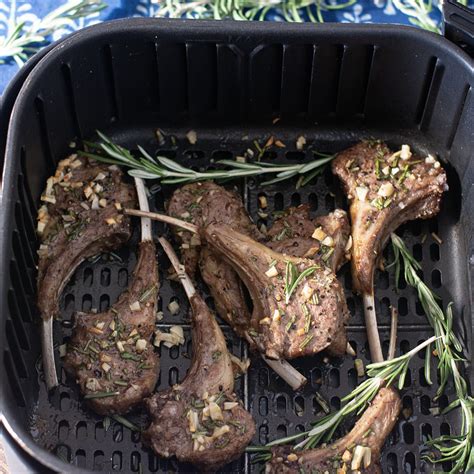 Sizzling In Seconds: 5-15 Minute Air Fryer Lamb Chops