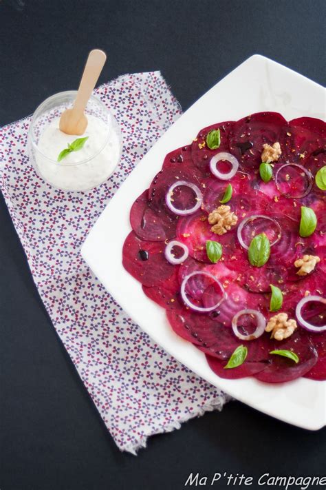 Carpaccio De Betteraves Et Noix Ma P Tite Campagne Blog Culinaire