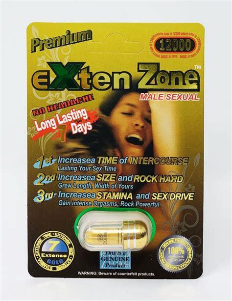 Exten Zone Premium Gold Male Sexual Enhancer Pill