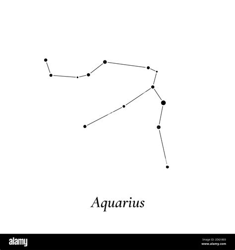 Aquarius constellation map hi-res stock photography and images - Alamy