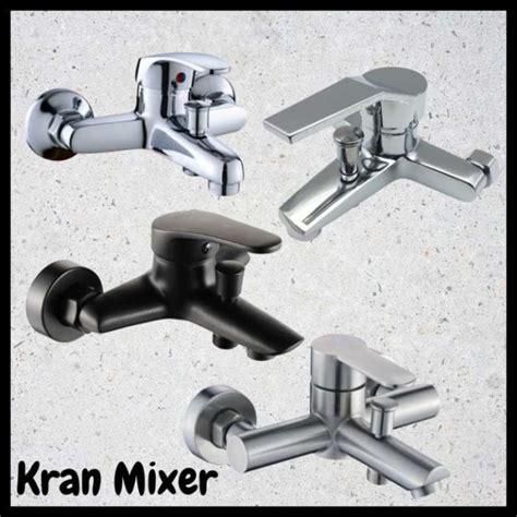 Promo Keran Air Kran Bathtub Shower Mixer Panas Dingin Stainless