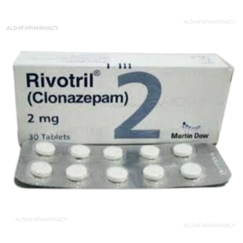Rivotril 2mg Tab 30s — Alshifa Pharmacy