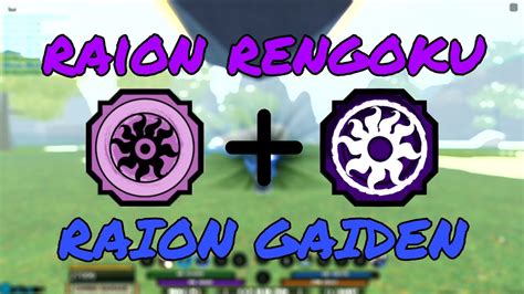 Raion Rengoku Raion Gaiden Combo Shindo Life Youtube