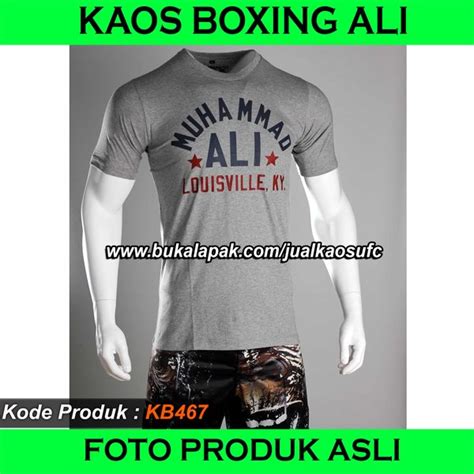 Jual Kaos Muhammad Ali Baju Tinju Ali T Shirt Boxing Muhammad Ali Kb