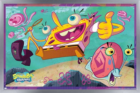 Nickelodeon Spongebob 25th - Thumbs Up Wall Poster, 14.725" x 22.375 ...