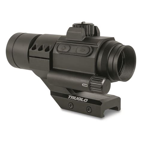 Truglo Tru Tec Micro 1x23mm Red Dot Sight 3 Moa Reticle 723021 Red Dot Sights At Sportsmans