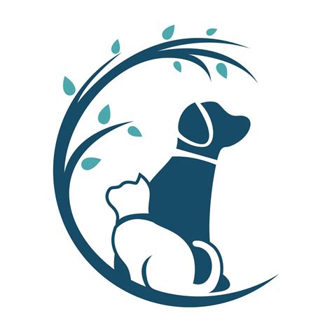 Ilustraci N De Logotipo De Vector De Mascota De Perro Y Gato