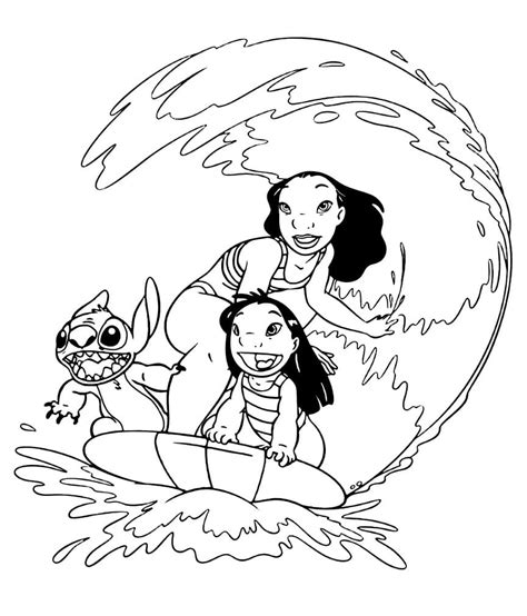 Coloriage Lilo Et Stitch A Imprimer Images