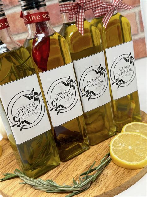 DIY Infused Olive Oils Great Gift Idea