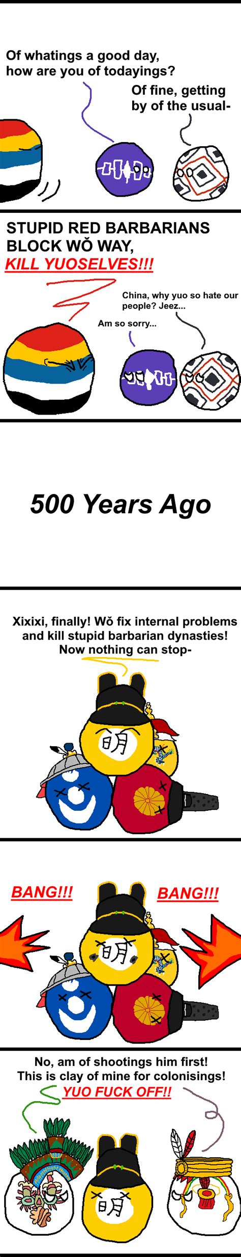 Polandball Comic On Why China Hates Everyone From The Americas