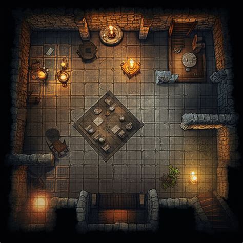 basement battle map dnd battle map dandd battlemap dungeons and dragons 5e roll20 fantasy