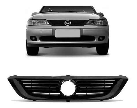 Grade Frontal Radiador Vectra Gl Gls 97 98 99 A 2005 Preta Escorrega