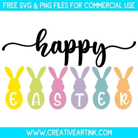 Happy Easter Svg Free Svg Files Creativeartink