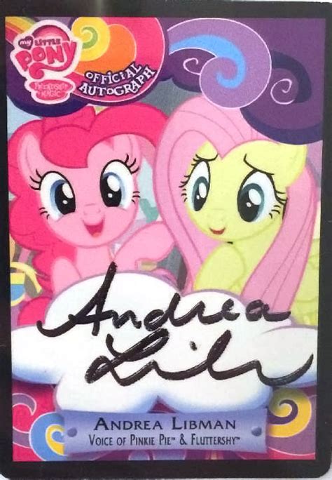 MLP Andrea Libman - Pinkie Pie & Fluttershy Trading Cards | MLP Merch