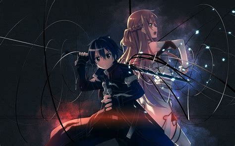 HD wallpaper: Sword Art Online Kirito and Asuna, anime, fan art, Yuuki Asuna | Wallpaper Flare