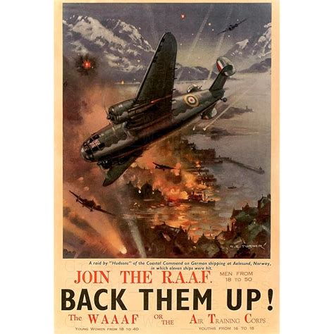 Buy Upcrafts Studio Design Royal Australian Air Force Propaganda Poster