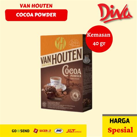 Jual 40 Gr Van Houten Cocoa Powder Bubuk Coklat Van Houten Shopee