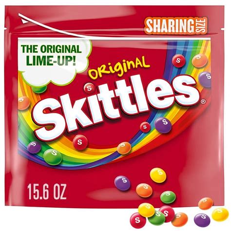 Skittles Original Valentines Day Sharing Size Chewy Candy 156 Oz