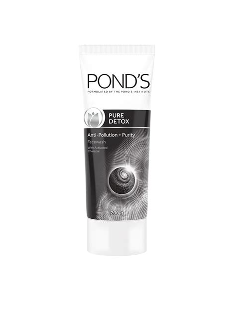 Pond S Pure White Anti Pollution Activated Charcoal Face Wash 200 Gm