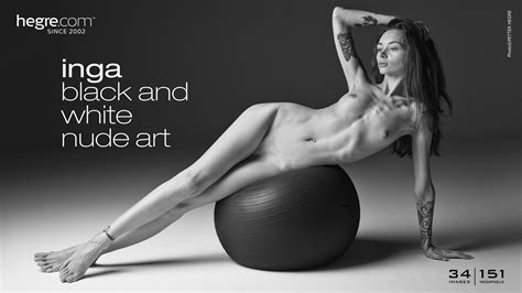 Amateur Girl Inga Black And White Nude Art Board Porn