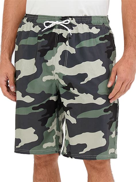 Lelinta Mens Swim Trunks Board Shorts Bathing Suits Elastic Waist