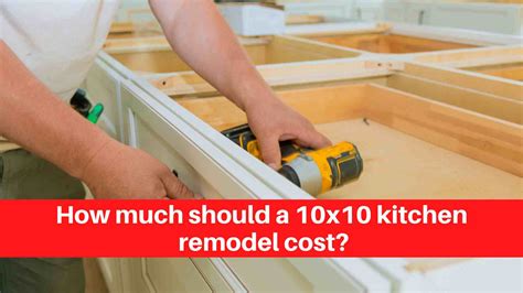 How Much Should A 10x10 Kitchen Remodel Cost Burlington Kitchen Renovations