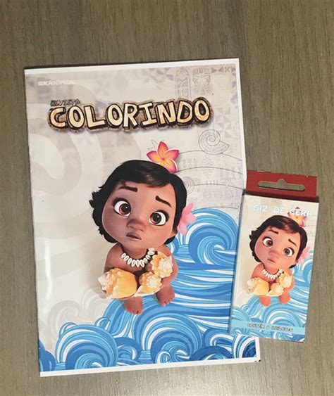 Livro De Colorir Moana Elo7 Produtos Especiais