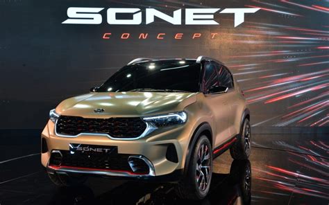 Kia Motors Unveils Sonet Compact Suv Concept At Delhi Auto Expo