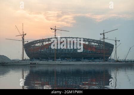 Lusail City Neue Stadt Im Bau In Katar Naher Osten Stockfotografie Alamy