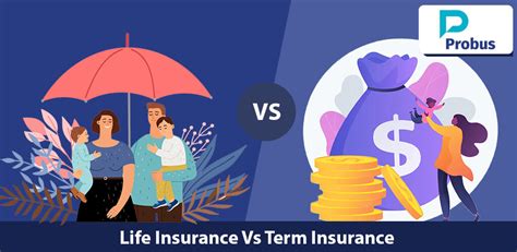 Difference Between Life Insurance And Term Insurance Probus Insurance