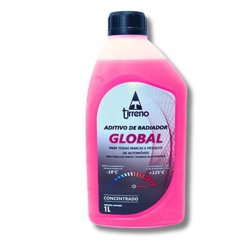 Aditivo de Radiador Coolant Concentrado Orgânico Fórmula Global Rosa