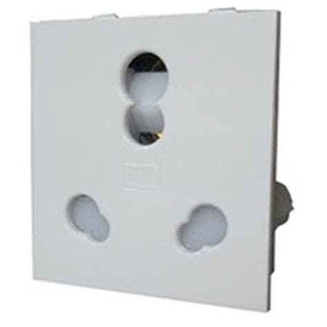 Anchor Make Penta Modular Twin Socket A White