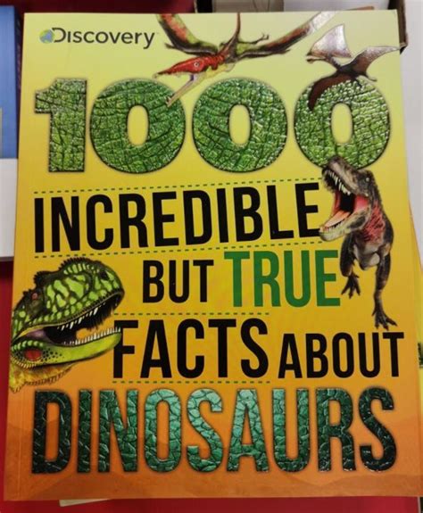 1000 Incredible But True Facts About Dinosaurs Lazada