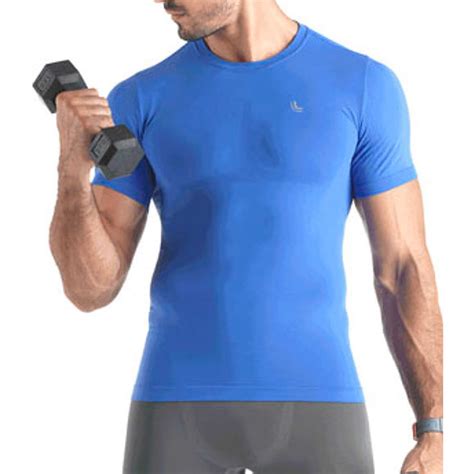 Camisa Térmica Masculina Manga Curta Lupo I Power Azul 70040