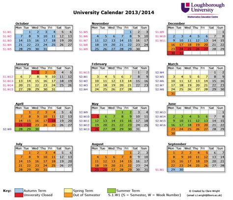 Towson University Academic Calendar - Printable Calendar 2023