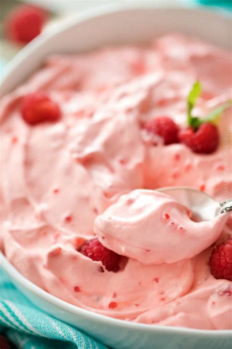 Raspberry Fluff Jello Salad The Chunky Chef