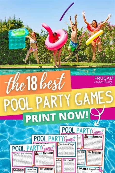 The 18 Best Pool Party Games And Splash Tastic Themed Pool Party Ideas