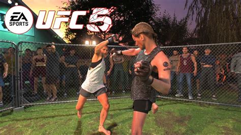 UFC 5 Backyard Valentina Shevchenko Vs Ronda Rousey PS5 Gameplay