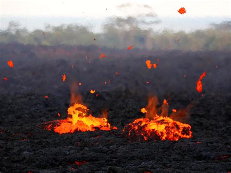 Volcanic eruption in Hawaii