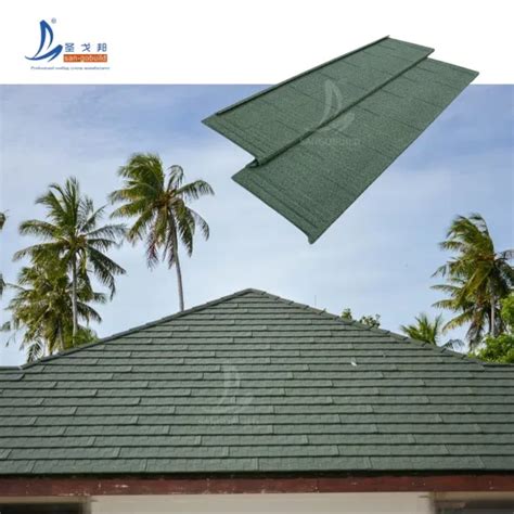 Building Material Solar Roof Tiles Ecuador Stone Coated Roofing Tile