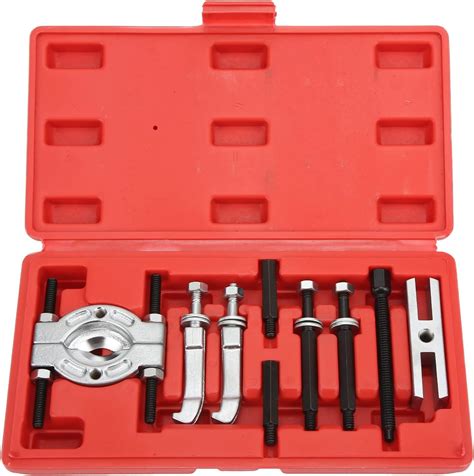 Dechoga 9pcs Bearing Separator Puller Set Portable Bearing Removal