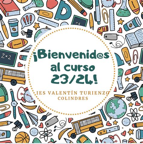 Bienvenid s al nuevo curso IES Valentín Turienzo