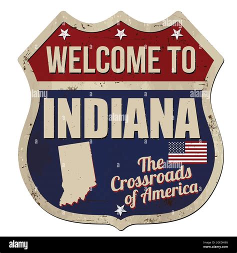 Welcome to indiana sign hi-res stock photography and images - Alamy