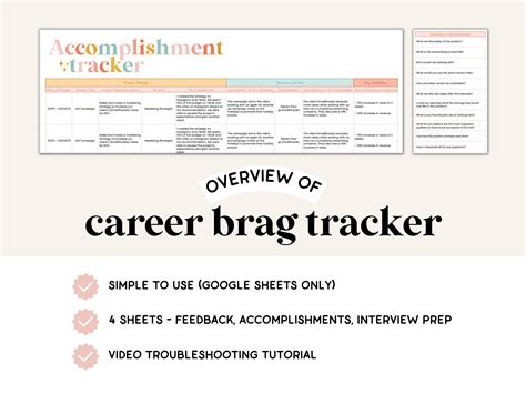 Brag Sheet Spreadsheet Google Sheets Accomplishment Etsy Uk