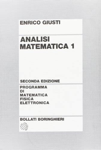 Analisi Matematica Vol Giusti Enrico Abebooks