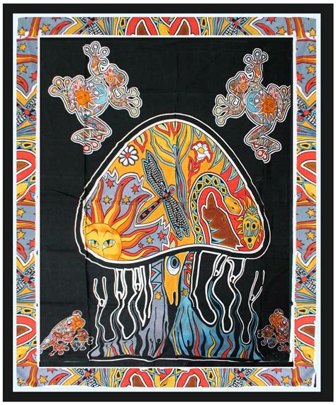 Trippy Mushroom Tapestries Best Decor Things