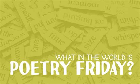 What Is Poetry Friday Renee Latulippe No Water River