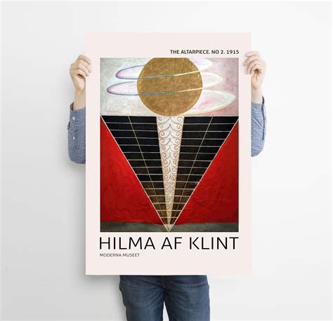 Hilma Af Klint Print Hilma Af Klint Exhibition Poster Etsy