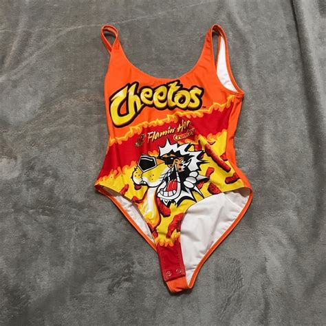 Flamin Hot Cheetos Bodysuit From Forever Only Depop